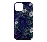 Custodia per iPhone 13 Arco Moonflower nel giardino di mezzanotte