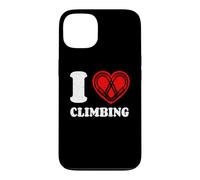 Custodia per iPhone 13 Arrampicare Alpinismo Moschettone I Love Climbing
