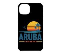 Custodia per iPhone 13 Aruba Caraibi Retro Tramonto Vacanza