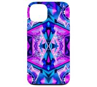 Custodia per iPhone 13 Astratto Caleidoscopio V.iolet Geometrica Simmetria Arte