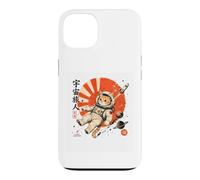 Custodia per iPhone 13 Astronauta giapponese Cosmic Wanderer Space Cat