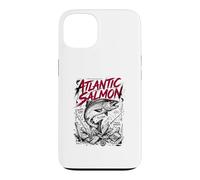 Custodia per iPhone 13 Atlantic Salmon River King Fly Strike - Frantumatore da pesca