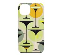Custodia per iPhone 13 Atomic - Martini ispirati agli anni Cinquanta, colore: grigio, lime, crema