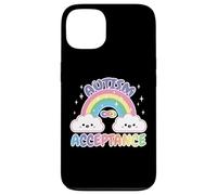 Custodia per iPhone 13 Autism Pro Acceptance Rainbow con simbolo dell'infinito