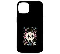 Custodia per iPhone 13 Axolotl Teschio Kawaii Arte Gotica Pastello
