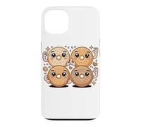 Custodia per iPhone 13 Bagel Crew Lover Breakfast Foodie Brunch Everything