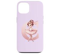 Custodia per iPhone 13 Ballerina Ragazza Danza Nome Prima Lettera C Ragazza Tutu Ballet