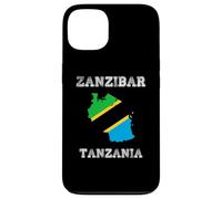 Custodia per iPhone 13 Bandiera della Tanzania Distressed Zanzibar Pride