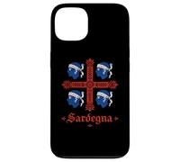 Custodia per iPhone 13 Bandiera Sardegna Quattro Mori Sardegna Orgoglio Italia Design