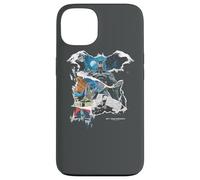 Custodia per iPhone 13 Batman 80th Anniversary Collage