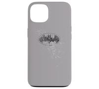 Custodia per iPhone 13 Batman Burned & Splattered