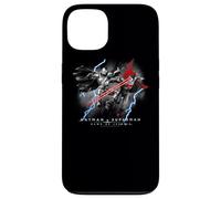 Custodia per iPhone 13 Batman v Superman Lightning v Heat Vision