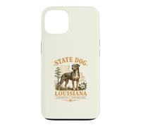 Custodia per iPhone 13 Bayou Dog, bellezza screziata della Louisiana
