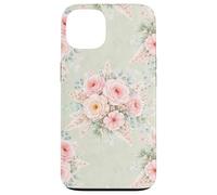 Custodia per iPhone 13 Begonie Provinciali Vintage Paese Francese Salvia Morbida