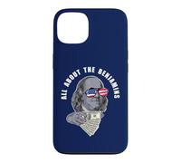 Custodia per iPhone 13 Ben Franklin divertente Tutto sui Benjamins
