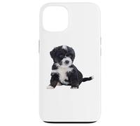Custodia per iPhone 13 Bernedoodle Dog Mini Bernedoodle Super Cute Canine