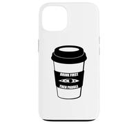 Custodia per iPhone 13 Bevi prima il caffè e poi pagaia in kayak