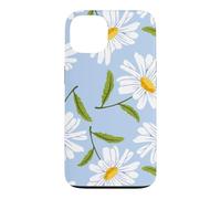 Custodia per iPhone 13 Bianco Daisy Floral Pattern Primavera Fiore Giardino