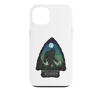 Custodia per iPhone 13 Bigfoot Arrowhead Sasquatch Scopri la grafica del cielo notturno