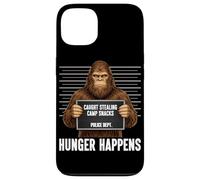 Custodia per iPhone 13 Bigfoot Mugshot sorpreso a rubare snack da campo La fame accade