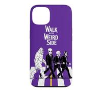 Custodia per iPhone 13 Bigfoot - Scheletro alieno che attraversa la strada Strano Halloween