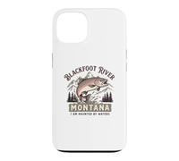 Custodia per iPhone 13 Blackfoot River Montana Pesca a Mosca