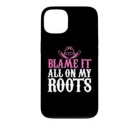 Custodia per iPhone 13 Blame It All On My Roots Cowgirl A Tema Divertente