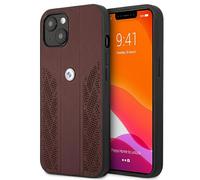 BMW Cover Custodia per Apple iPhone 13, Marrone/Nero