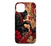 Custodia per iPhone 13 Bonobo Condivisione Frutta Sotto Le Foglie