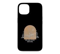 Custodia per iPhone 13 Bookworm Read The Book Boho Arch Line Art Illustration