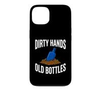 Custodia per iPhone 13 Bottle Digging Dirty Hands Old Bottles Antique Hunting