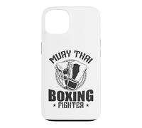 Custodia per iPhone 13 Boxing Fighter Muay Thai Potenza e Controllo