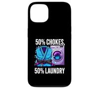 Custodia per iPhone 13 Brazilian Jiu Jitsu 50% Chokes 50% Laundry BJJ