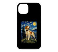 Custodia per iPhone 13 Brittany Spaniel Notte stellata - American Brittany Dog Dad