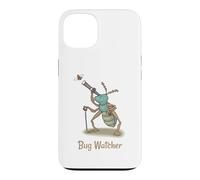 Custodia per iPhone 13 Bug Watcher Carino Bug con telescopio