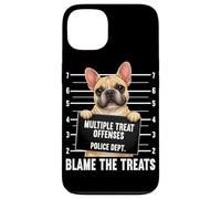 Custodia per iPhone 13 Bulldog Mugshot Multiple Treat Reati incolpano i dolcetti