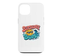 Custodia per iPhone 13 Bum di compleanno | Retro Groovy Sun Ocean Beach Estate