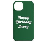Custodia per iPhone 13 Buon Compleanno Avery