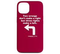 Custodia per iPhone 13 Caddyshack Two Wrongs Don't Make a Right