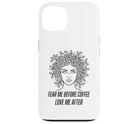 Custodia per iPhone 13 Caffè Gorgone Capelli Mitologia Greca Caffeina Umorismo Per Le Donne