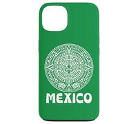 Custodia per iPhone 13 Calendario azteco Futbol Messico Soccer Fan Mexican Pride 2026