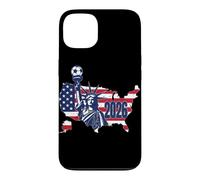 Custodia per iPhone 13 Campione del mondo USA 26 Campione della squadra americana Fun Map Vincitore