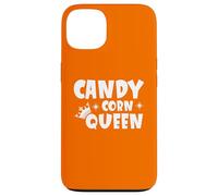 Custodia per iPhone 13 Candy Corn Queen Halloween Divertente Autunno