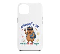Custodia per iPhone 13 Capybara Back To School Vibes Scuole In Let The Chaos Begin