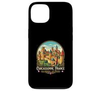 Custodia per iPhone 13 Carcassonne Francia Viaggio Souvenir Città Regalo