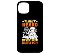 Custodia per iPhone 13 Carino Ghost Dispatcher Halloween Always Heard But Never Seen