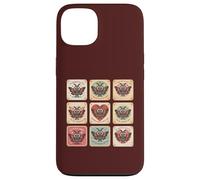 Custodia per iPhone 13 Carino Mothman Valentine Puns Cryptid Lover Cards