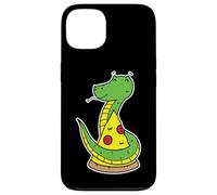 Custodia per iPhone 13 Carino Vipera Con Una Pizza