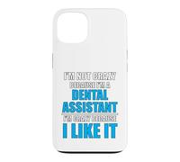 Custodia per iPhone 13 Carriera dentale Ama il mio lavoro Pazzo assistente dentale
