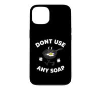 Custodia per iPhone 13 Cast Iron Skillet Funny Dont Use Any Soap Retro Pan
